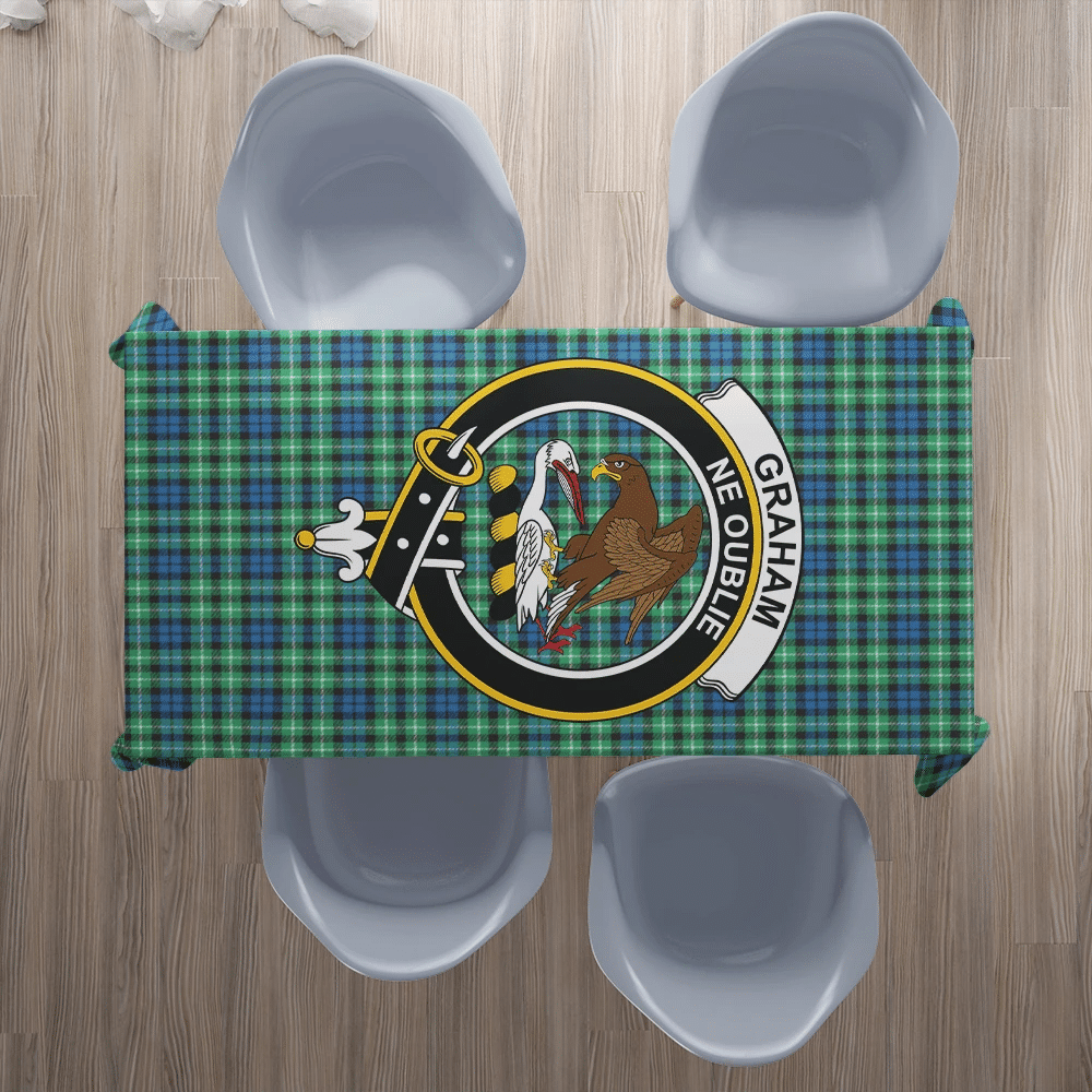 Graham of Montrose Ancient Tartan Crest Tablecloth