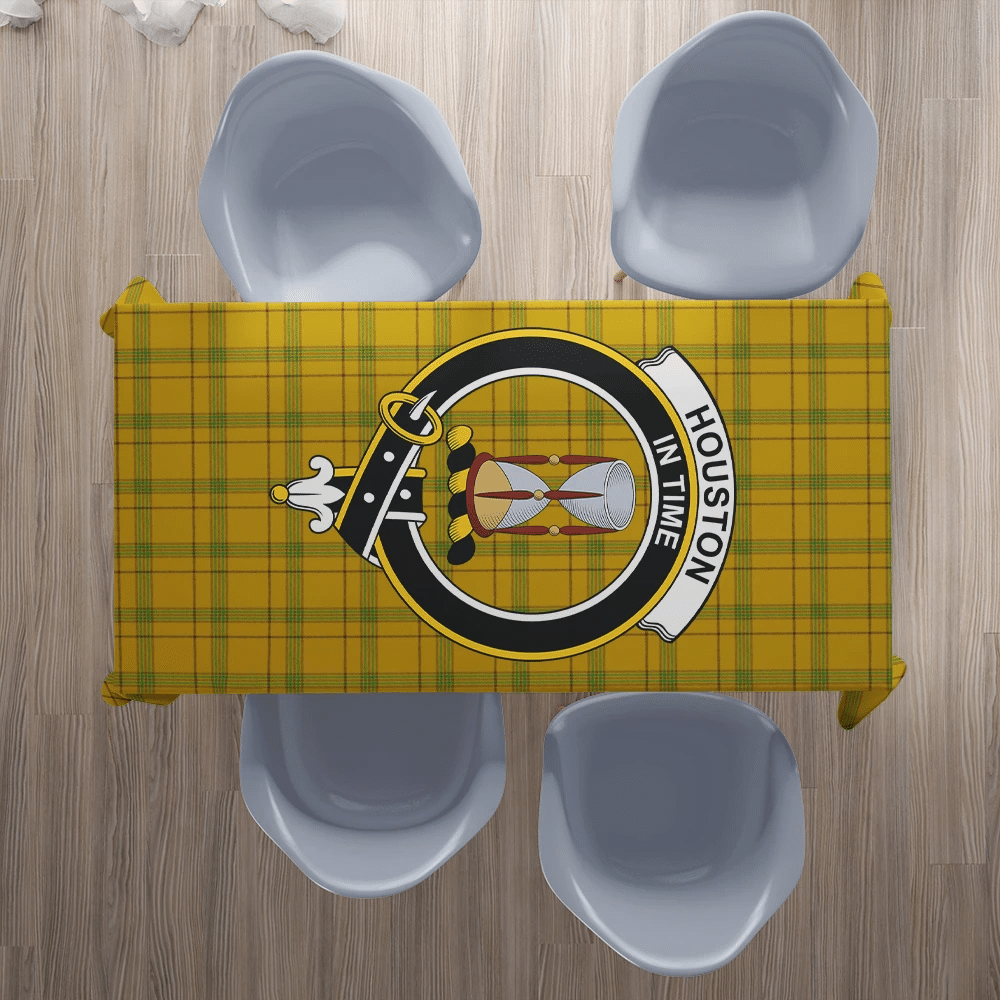 Houston Tartan Crest Tablecloth