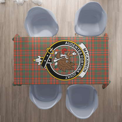 MacKinnon Ancient Tartan Crest Tablecloth