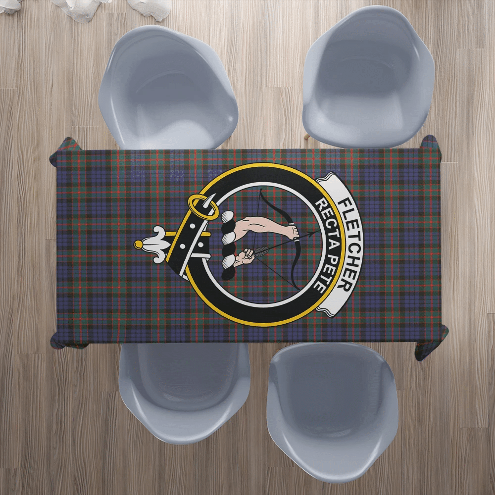 Fletcher of Dunans Tartan Crest Tablecloth