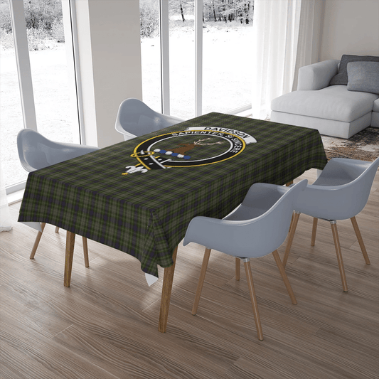 Davidson Tulloch Dress Tartan Crest Tablecloth