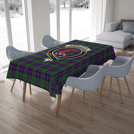 Armstrong Modern Tartan Crest Tablecloth