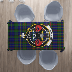 MacLeod of Harris Modern Tartan Crest Tablecloth