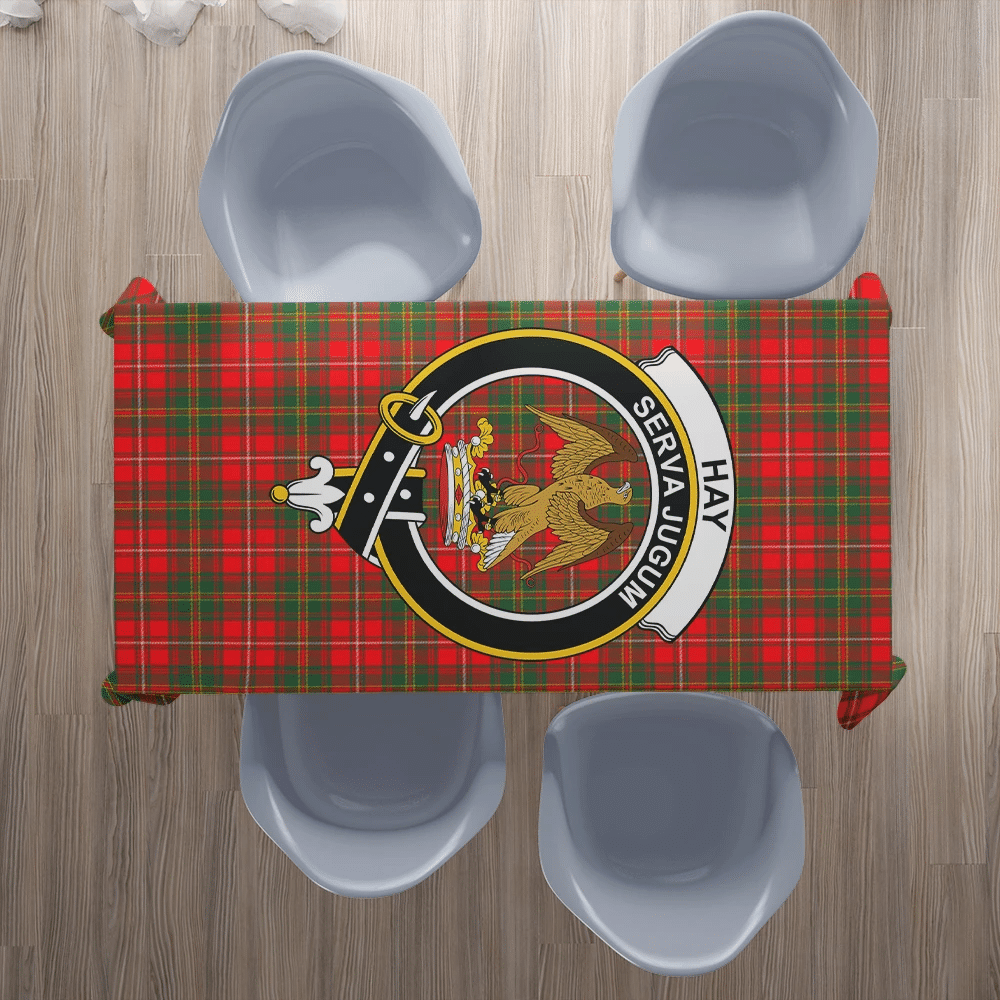 Hay Modern Tartan Crest Tablecloth