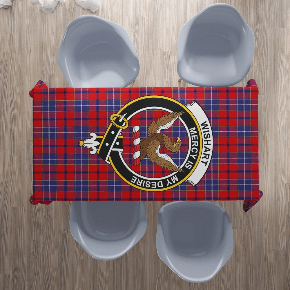 Wishart Dress Tartan Crest Tablecloth