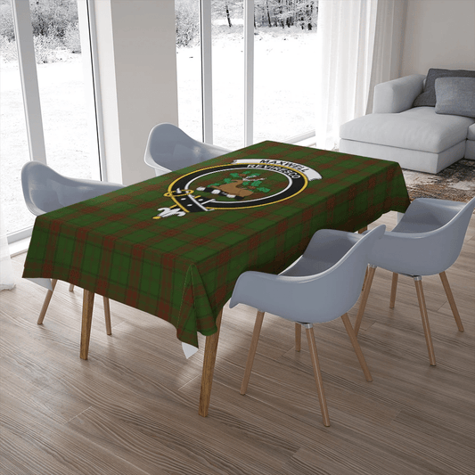 Maxwell Hunting Tartan Crest Tablecloth