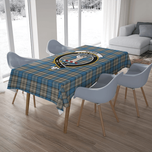 Napier Ancient Tartan Crest Tablecloth