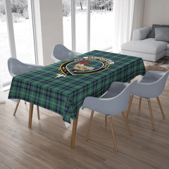 MacDonald of the Isles Hunting Ancient Tartan Crest Tablecloth