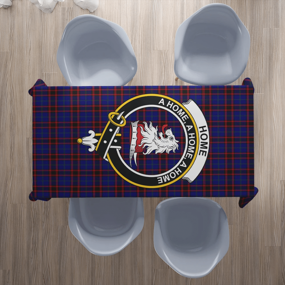 Home Modern Tartan Crest Tablecloth