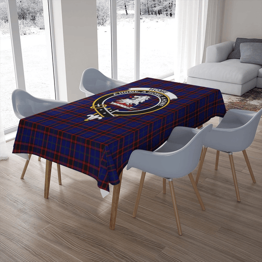 Home Modern Tartan Crest Tablecloth