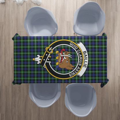 Baillie Modern Tartan Crest Tablecloth