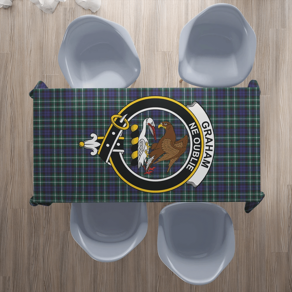 Graham of Montrose Modern Tartan Crest Tablecloth