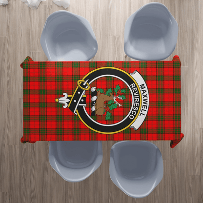 Maxwell Modern Tartan Crest Tablecloth