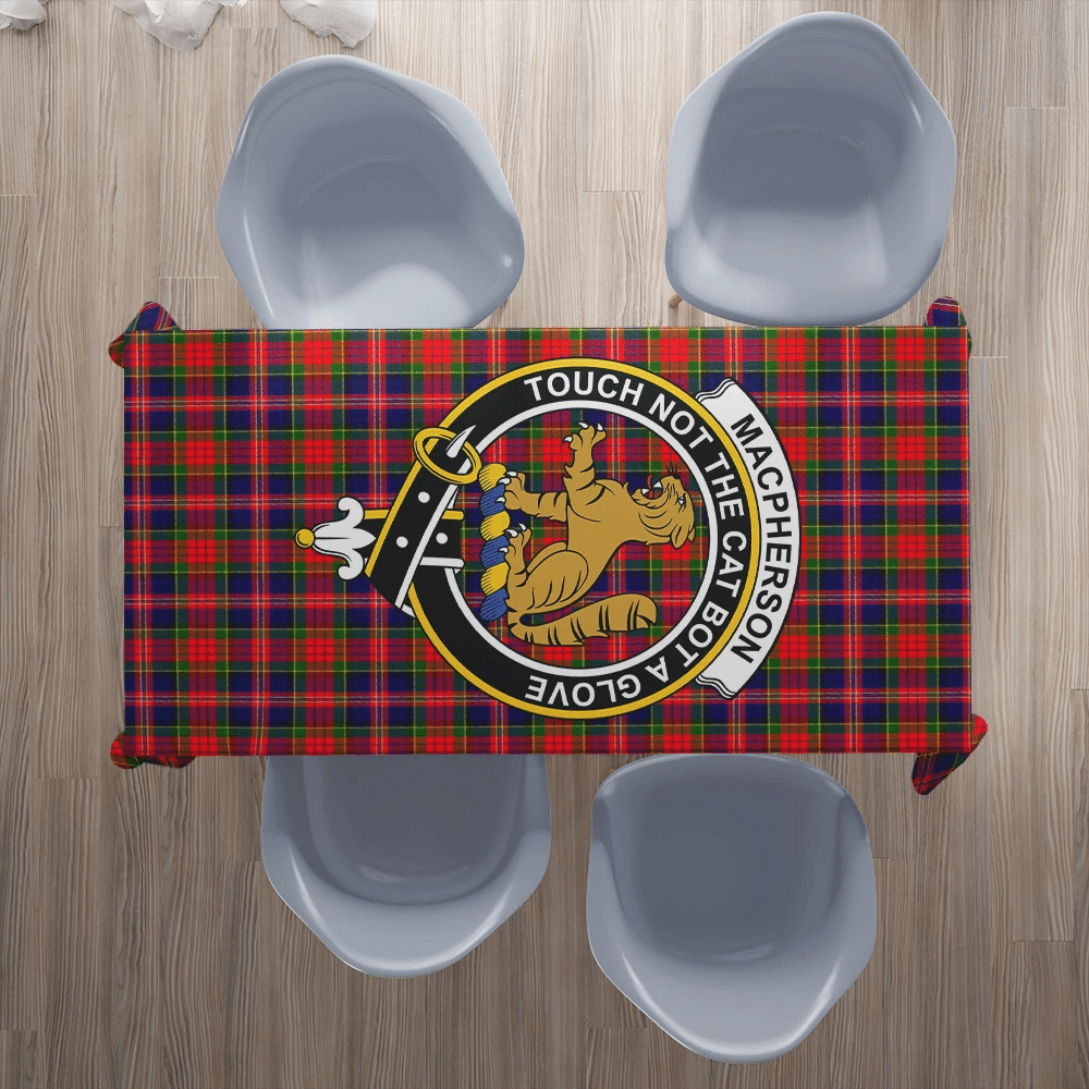 MacPherson Modern Tartan Crest Tablecloth