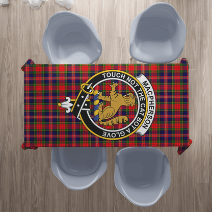 MacPherson Modern Tartan Crest Tablecloth