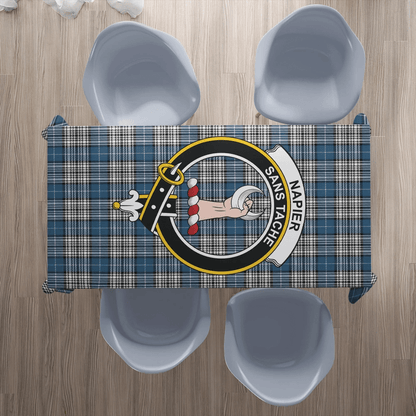 Napier Modern Tartan Crest Tablecloth