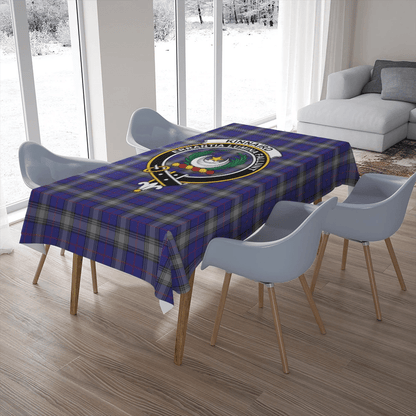 Kinnaird Tartan Crest Tablecloth