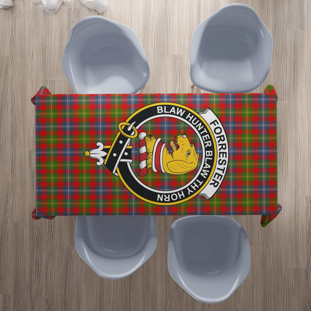 Forrester Tartan Crest Tablecloth
