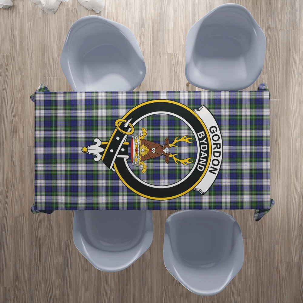 Gordon Dress Modern Tartan Crest Tablecloth