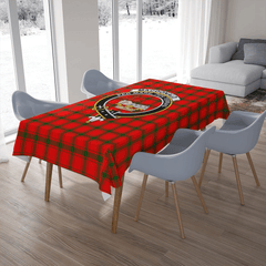 MacDonald of Sleat Tartan Crest Tablecloth