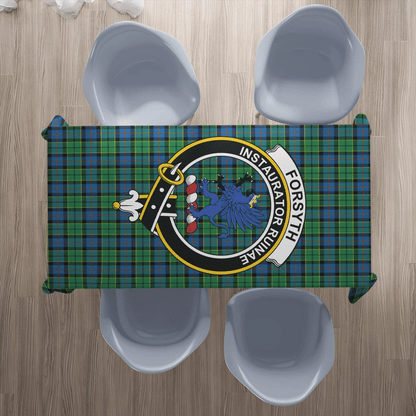 Forsyth Ancient Tartan Crest Tablecloth