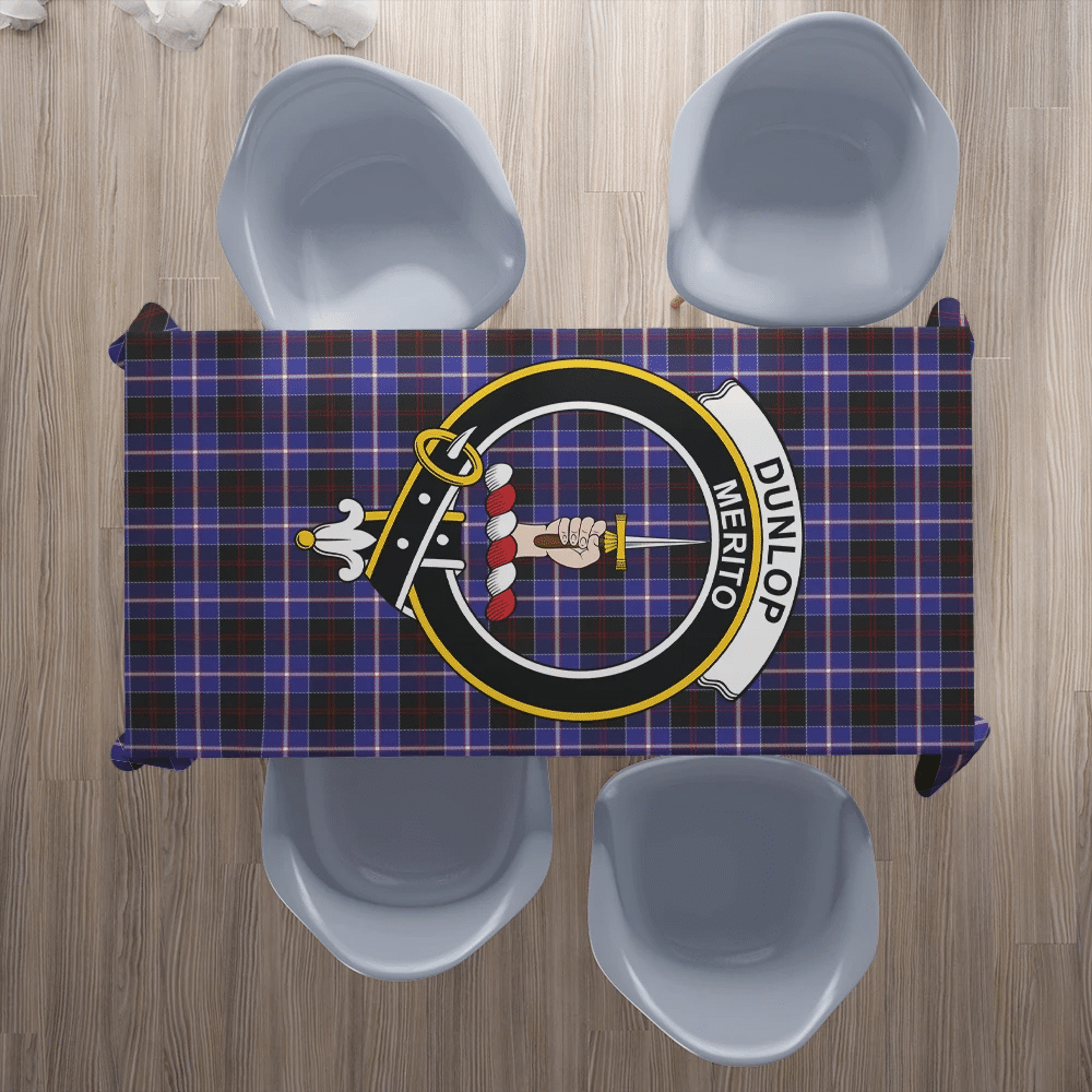 Dunlop Modern Tartan Crest Tablecloth