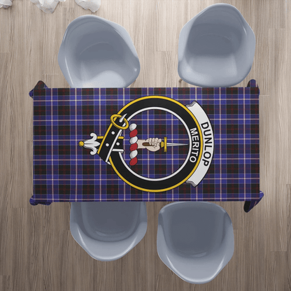 Dunlop Modern Tartan Crest Tablecloth