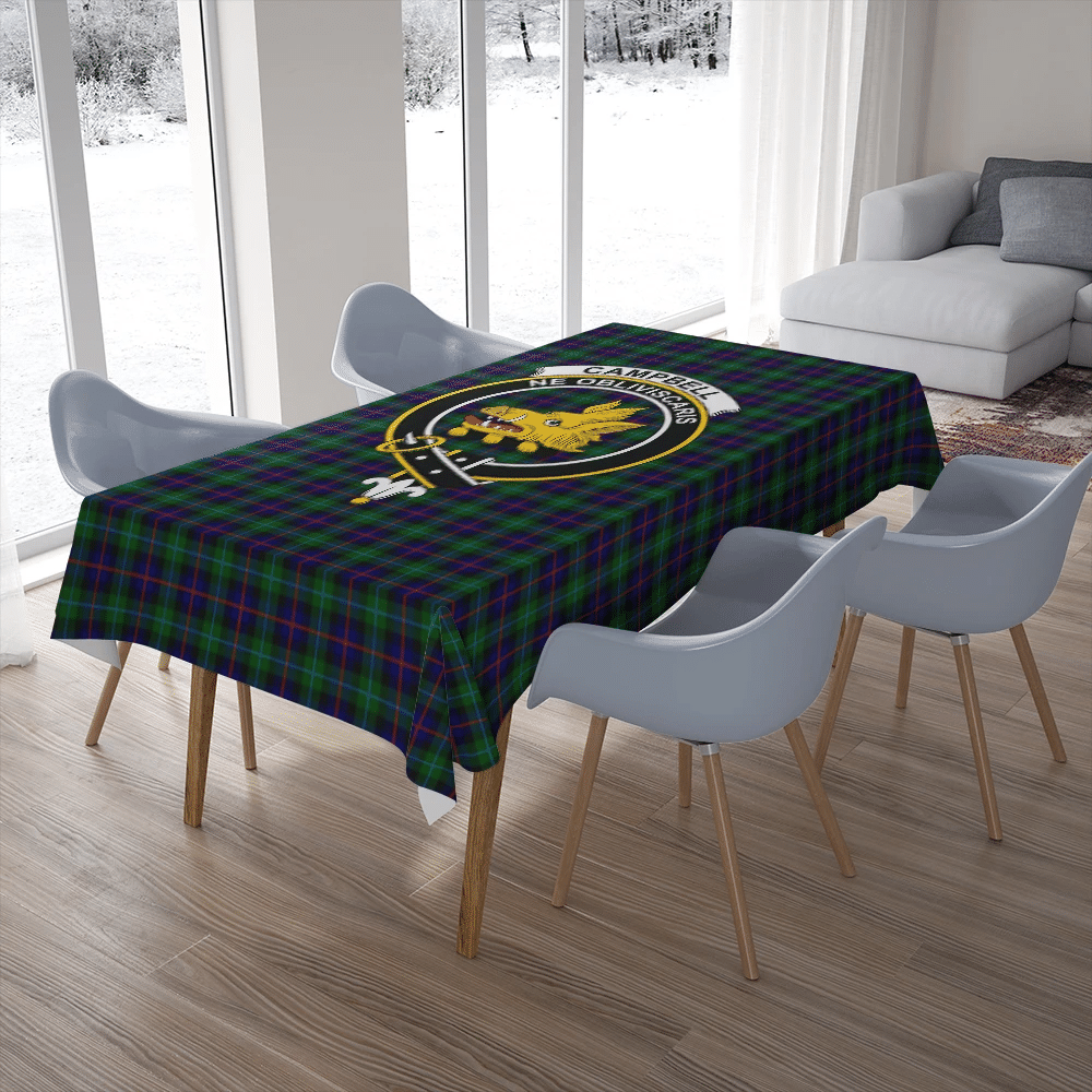 Campbell of Cawdor Modern Tartan Crest Tablecloth