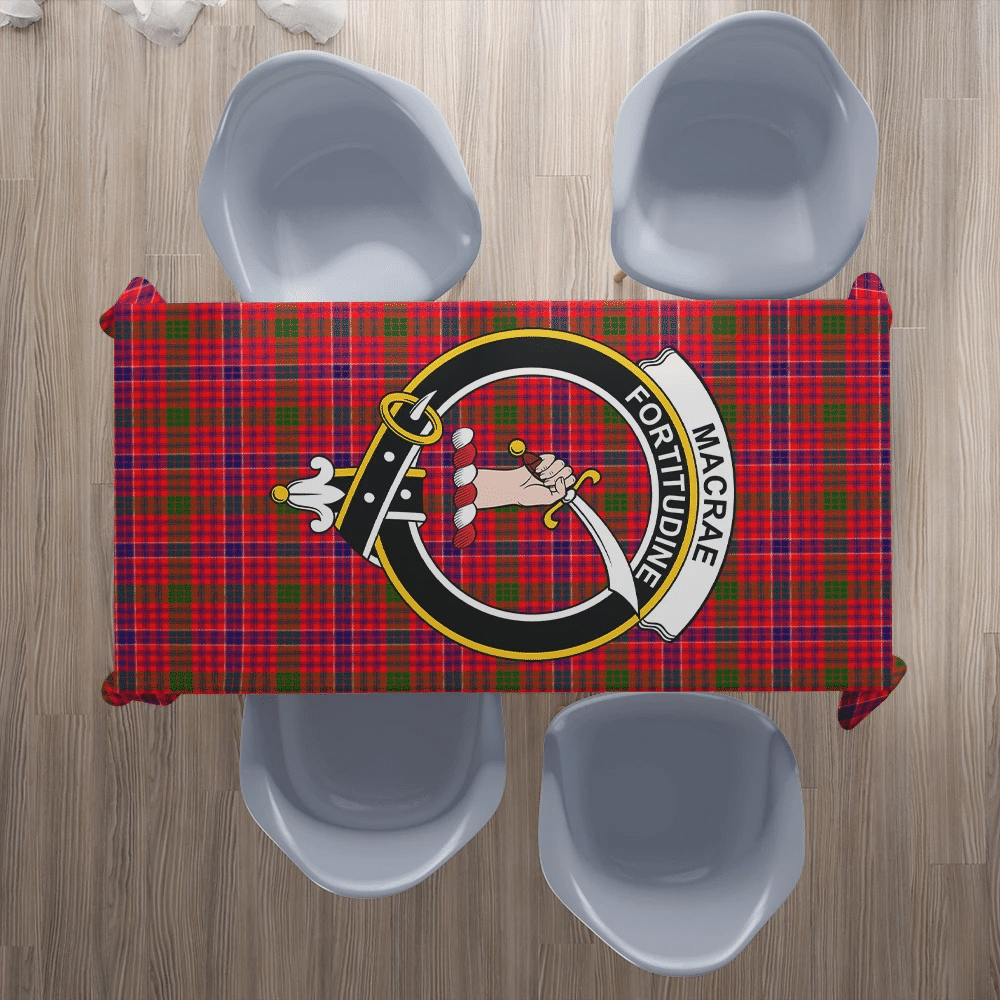 MacRae Modern Tartan Crest Tablecloth