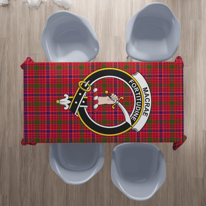 MacRae Modern Tartan Crest Tablecloth