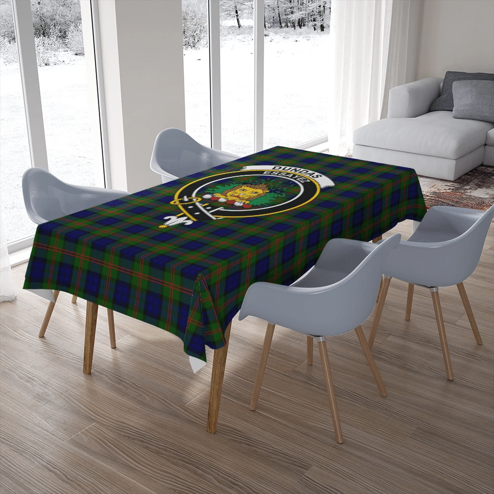 Dundas Modern 02 Tartan Crest Tablecloth