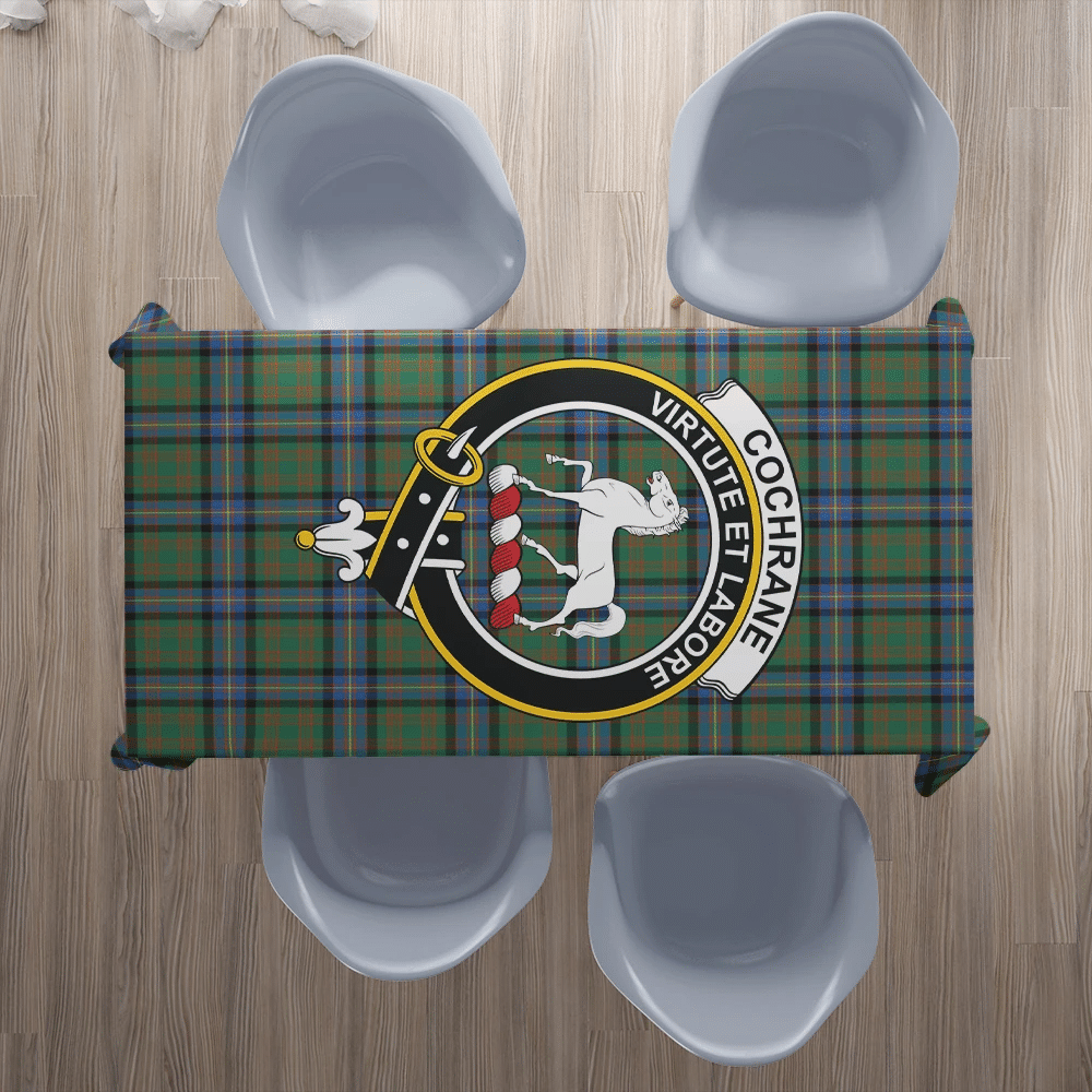 Cochrane Ancient Tartan Crest Tablecloth