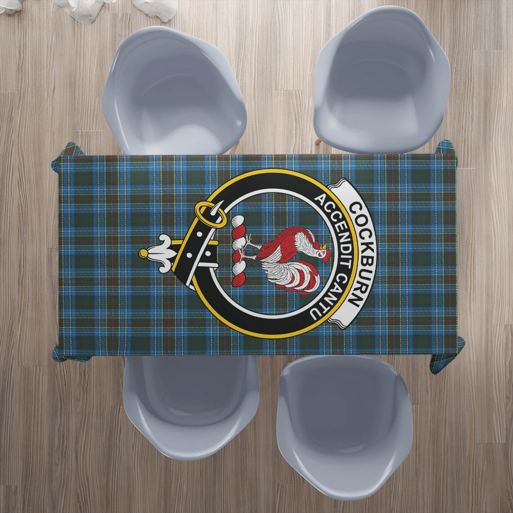 Cockburn Modern Tartan Crest Tablecloth