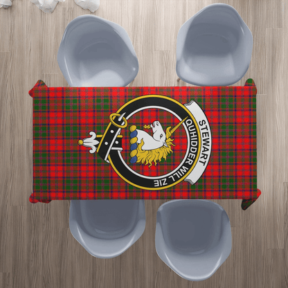 Stewart of Appin Modern Tartan Crest Tablecloth