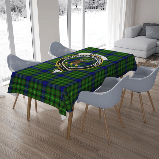 Rollo Modern Tartan Crest Tablecloth