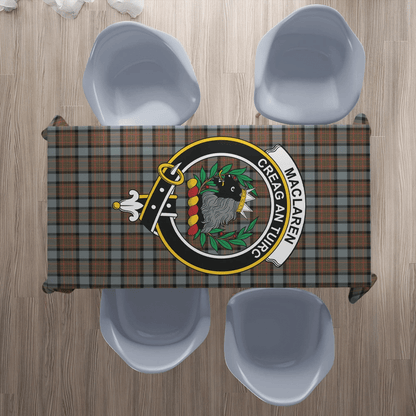 MacLaren Weathered Tartan Crest Tablecloth