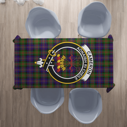 Cameron of Erracht Modern Tartan Crest Tablecloth