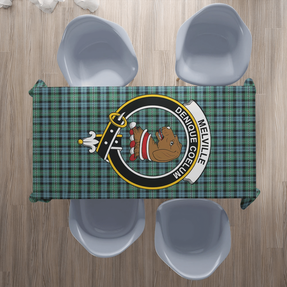 Melville Tartan Crest Tablecloth