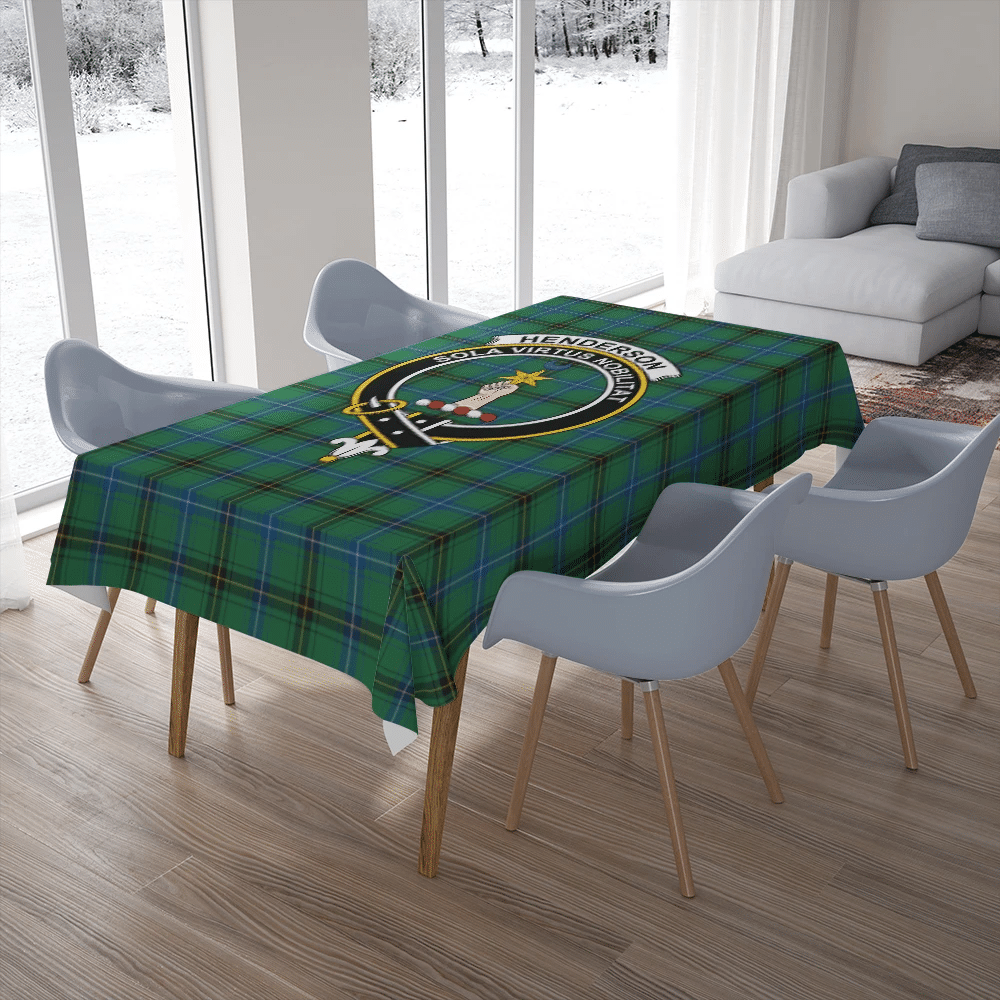 Henderson Ancient Tartan Crest Tablecloth