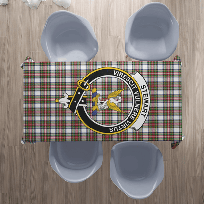 Stewart Dress Modern Tartan Crest Tablecloth