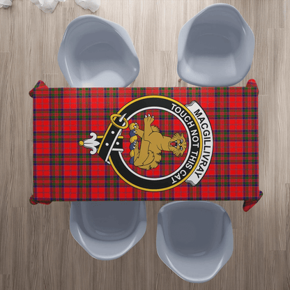 MacGillivray Modern Tartan Crest Tablecloth