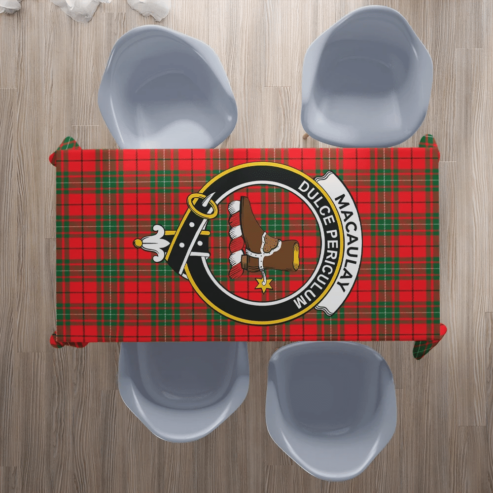 MacAulay Modern Tartan Crest Tablecloth