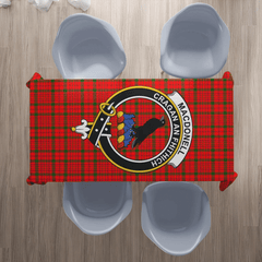 MacDonnell of Keppoch Modern Tartan Crest Tablecloth