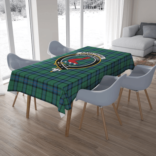 Armstrong Ancient Tartan Crest Tablecloth