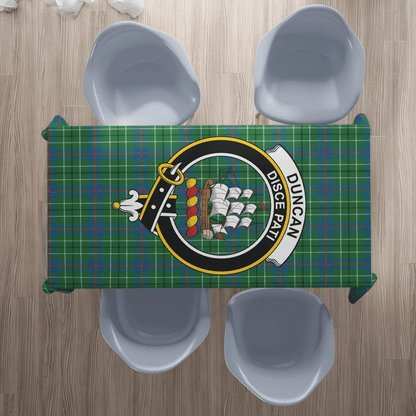 Duncan Ancient Tartan Crest Tablecloth