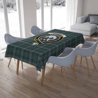 Kennedy Modern Tartan Crest Tablecloth