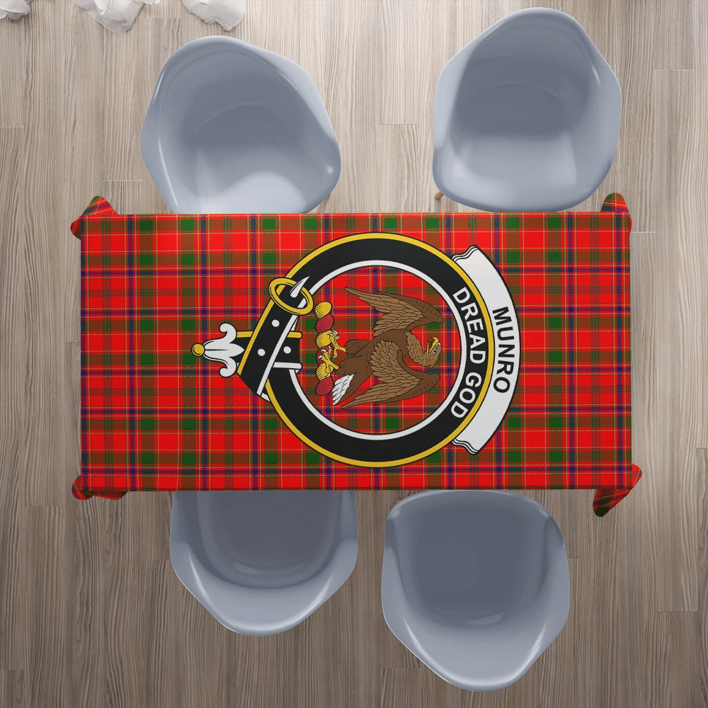 Munro Modern Tartan Crest Tablecloth