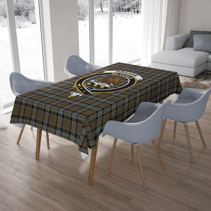 Graham of Menteith Weathered Tartan Crest Tablecloth