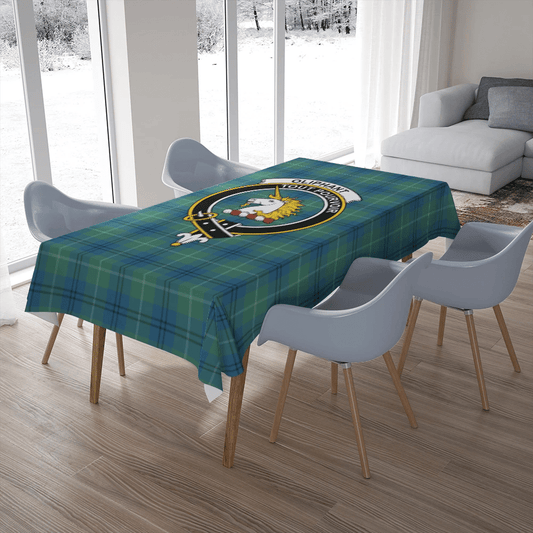 Oliphant Ancient Tartan Crest Tablecloth