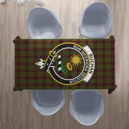 Buchan Modern Tartan Crest Tablecloth